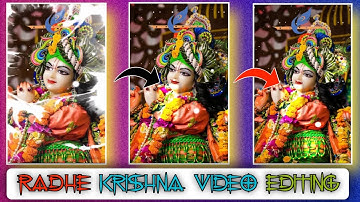New Radhe Krishna video editing tutorial in alitemotion video editing 💓❤️ Flash effect video editing