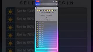 miBrightness Shortcut screenshot 5