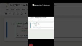 💻 Python Pandas Trick You Should Know ✨ #python #pandas #dataanalytics #datascience #coding