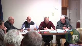 Concord Select Board Nov 7 2017, homestead penalty, health insurance, fuel contracts