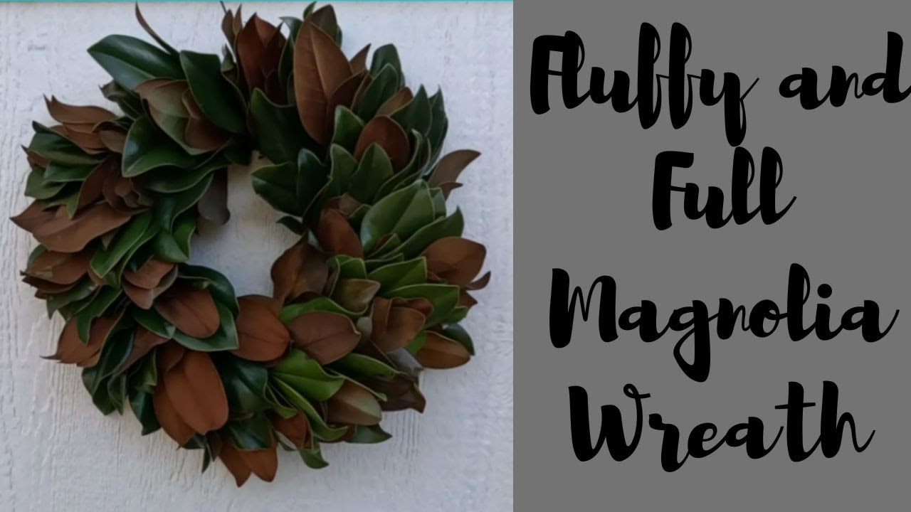 Make a Big and Full Magnolia Leaf Wreath to Last All Year! | My Final Christmas Tutorial of 2023?