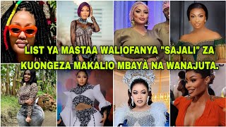 LIST YA MASTAA WALIOONGEZA MAKALIO MABÀYÀ NA WANAJÙTA