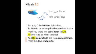 joy Bible Time - Micah 5:2