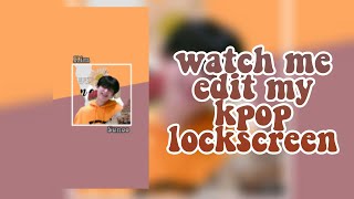 [🐰]watch me edit kpop lockscreen! ;; stxrrywon