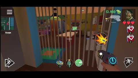 Robbery Madness 2 house zombie easy | Gameplay | Walkthrough |Tutorial (iOS, Android)