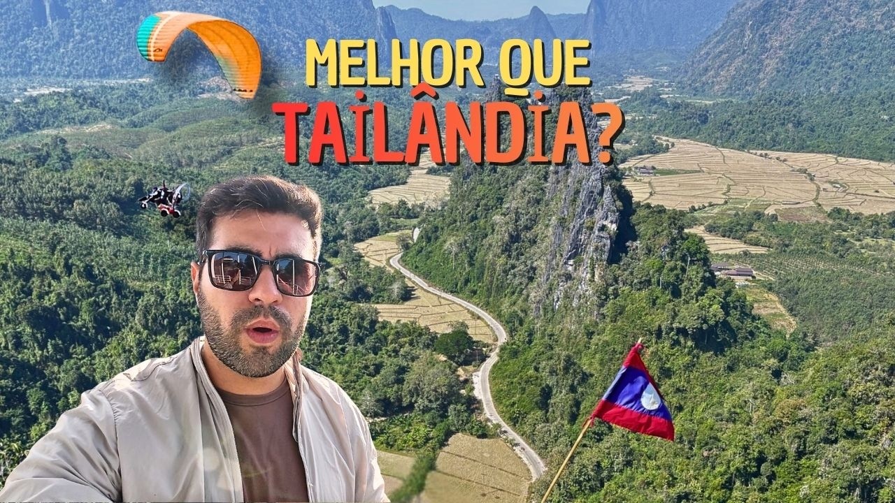 LAOS: MELHOR QUE A TAILÂNDIA? O paraíso dos esportes de aventura em Vang Vieng 🇱🇦