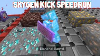 SKYGEN KICK SPEEDRUN 4:49.26 #minecraft #skygen