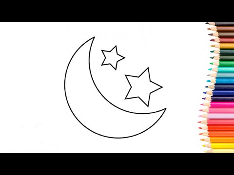 Vídeo: Como Desenhar A Lua