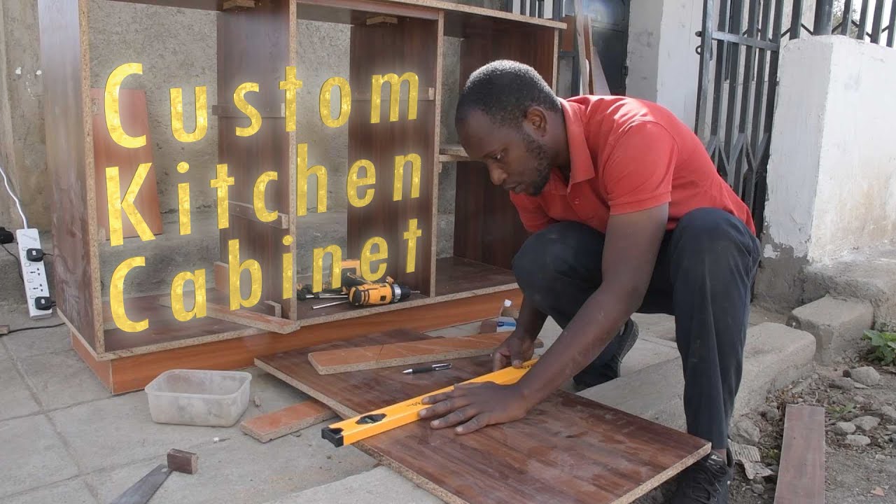 Building Kitchen Cabinet (start to finish) - YouTube