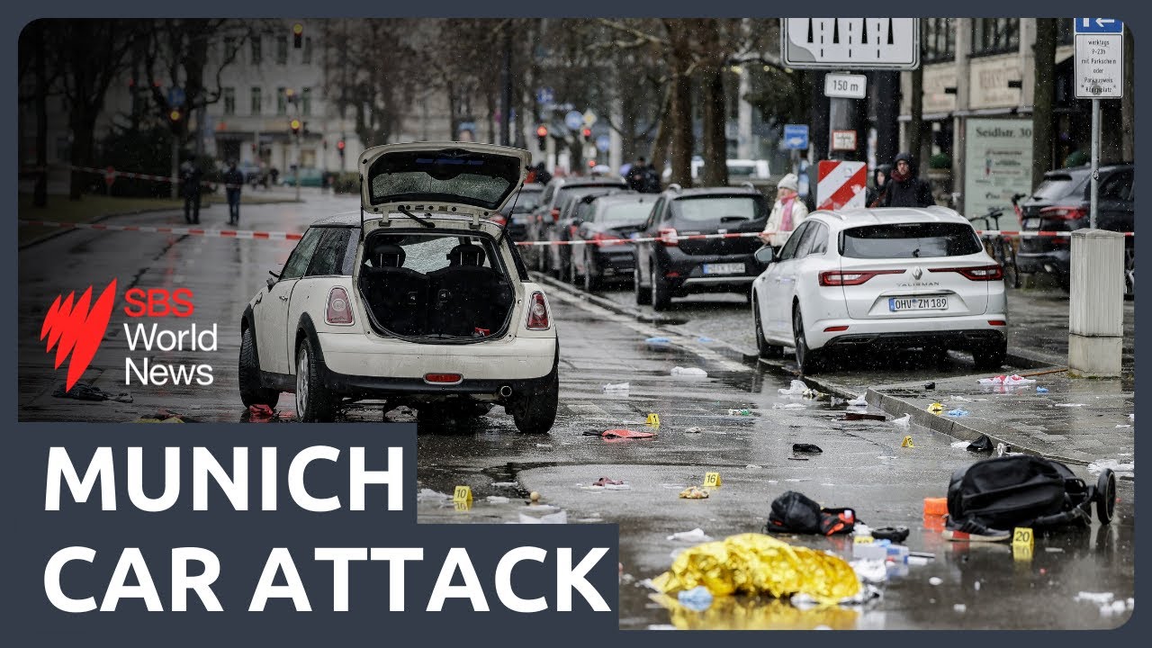 Dozens injured after car drives into crowd in Munich, Germany - YouTube