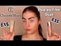 CHARLOTTE TILBURY FLAWLESS FILTER DUPE ... xxrevolution | Becca Scully