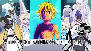 Hazbin Hotel Angels React To Meliodas Seven Deadly Sins Lucifer Gacha Life 2