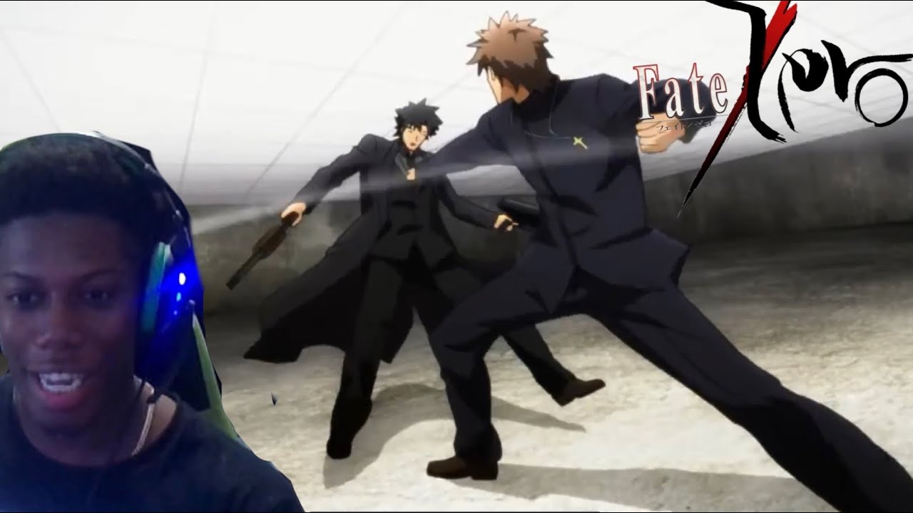 BEST ANIME FIGHT EVER!! FATE ZERO EMIYA VS KIREI REACTION - YouTube