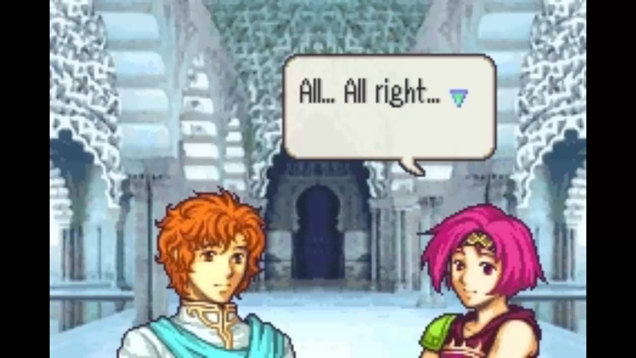 Fire Emblem The Sacred Stones Neimi & Artur Support YouTube