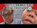 🍑 PEACH FILES FOR A DIVORCE SHE’S MAD AT WOODS BABY MAMA CHARESSSA 🥶🥶💔💔💔📃📃📃