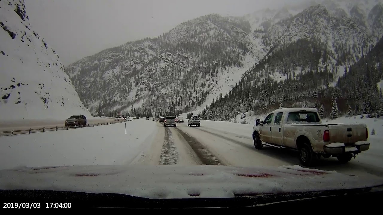Avalanche Engulfs Car on Colorado Highway YouTube