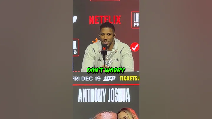 🤔 ANTHONY JOSHUA HONEST THOUGHTS ON POTENTIALLY LOSING TO JAKE PAUL