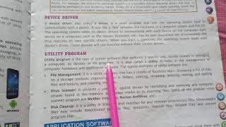 Computer Class-7 Ch-1Computer Software Part-7( Device driver ,Utility program& Application software)