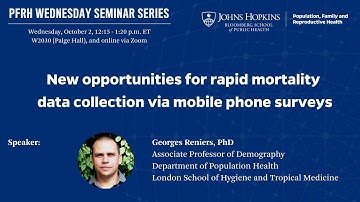 New Opportunities for Rapid Mortality Data Collection via Mobile Phone Surveys
