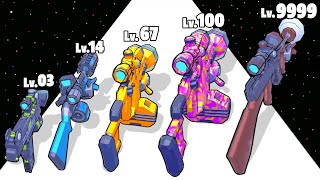 Weapon Master Gun Shoot Run - Level Up Gun Max Level Gameplay (Weapon Master) screenshot 4