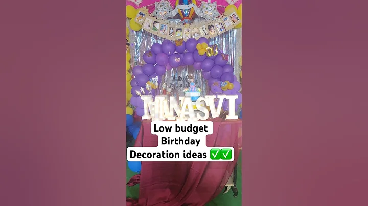 🎉Low Budget Birthday Decoration Ideas [2025] #birthdaydecoration #birthdaycelebration #tipsandtrick