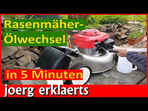 Video: Kann ich Autoöl in meinem Rasenmäher verwenden?