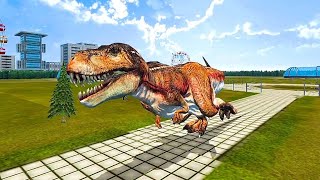 DINOSAURUS KABUR DARI KANDANG ? T-REX LEPAS MAKAN ORANG 😱 | Papi Reyn