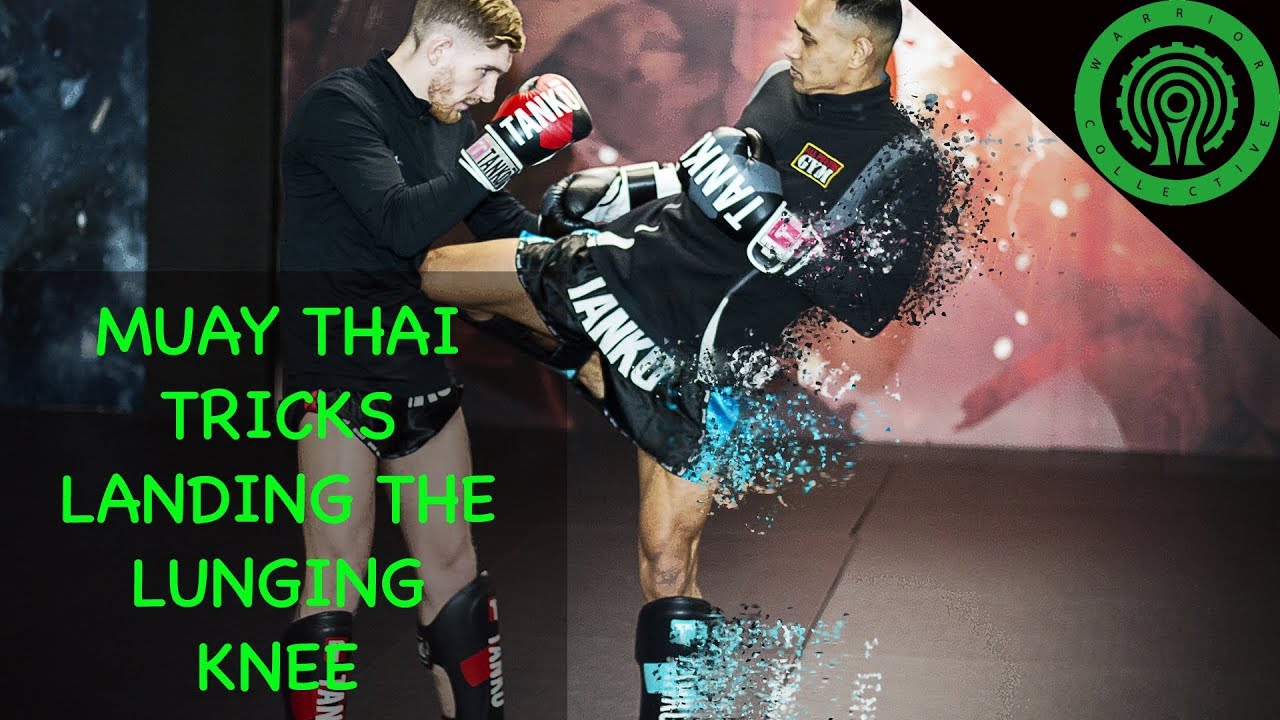 Muay Thai Tricks The "Lunging" Knee Tutorial YouTube