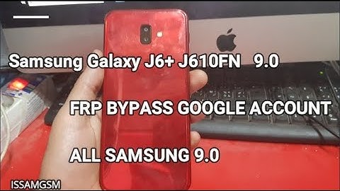 Bypass google account Samsung Galaxy J6+ J610FN FRP U1 B1 Android 8.1.0 And 9.0