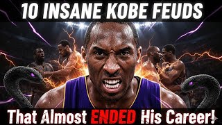 10 INSANE Kobe Bryant Feuds From the 2000s That ALMOST ENDED His Career! 