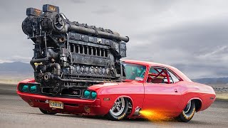 15 MOST POWERFUL VEHICLES WITH CRAZY ENGINES