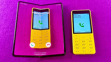 BQ Only vs Samsung Galaxy Z fold 3 Incoming call & outgoing call