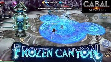 Cabal Mobile Gameplay Warrior Frozen Canyon Dungeon