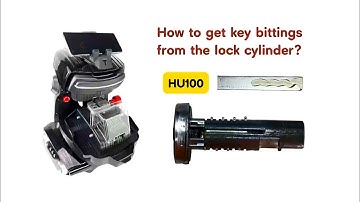 How to Get Key Bittings from HU100 Door Lock and Cut Key with 2M2 Tank 2 Pro- OBDII365