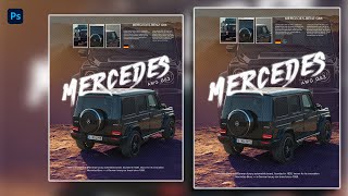 Luxury Car Poster Design in Photoshop | Step by Step Tutorial