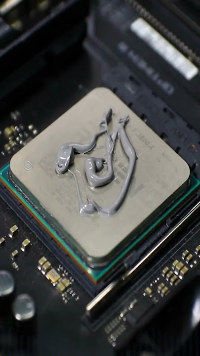#shorts  How much thermal paste should be applied to the CPU.???