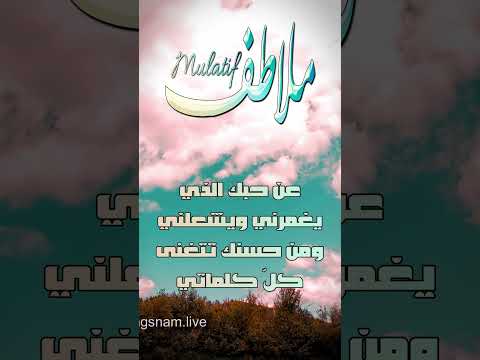 ابيات شعر باسم ملاطف