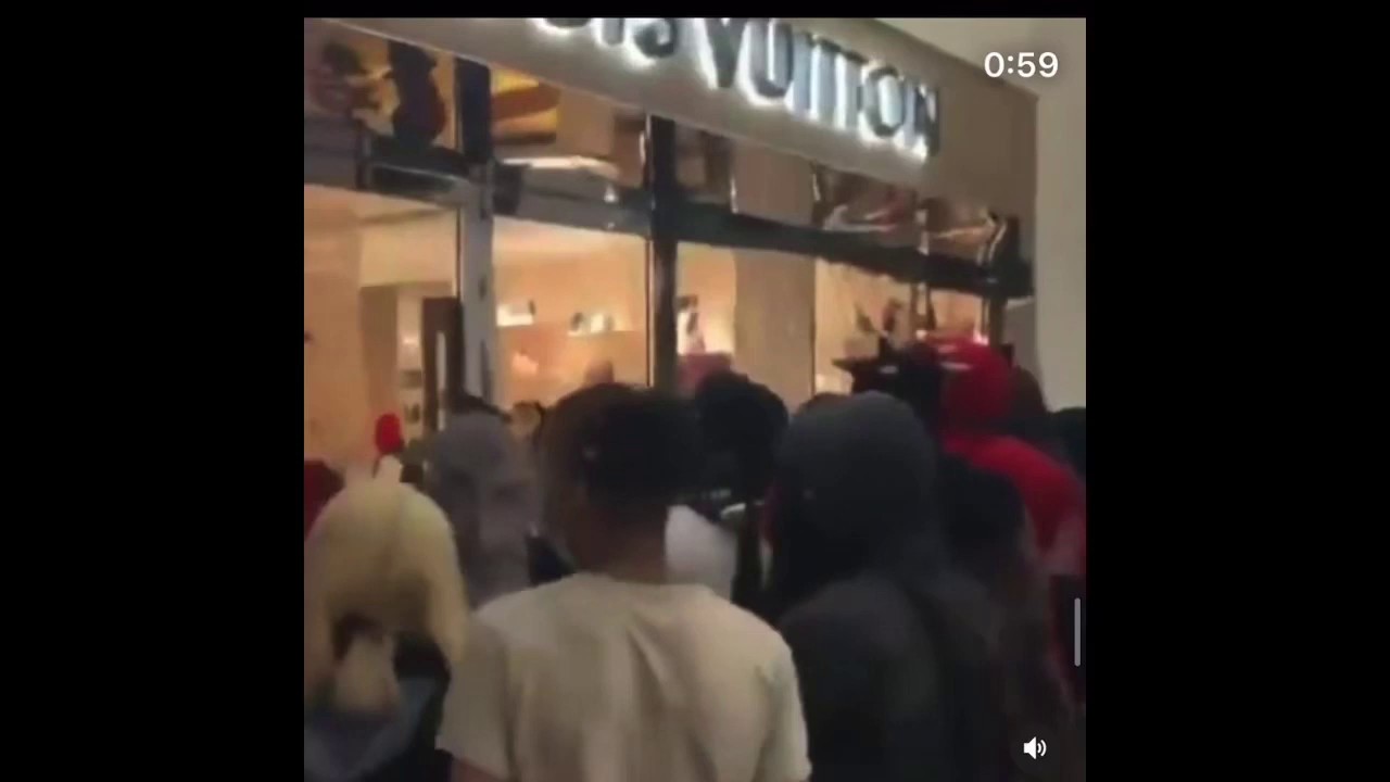 Louis Vuitton Shop Robbed By Protesters And Rioters