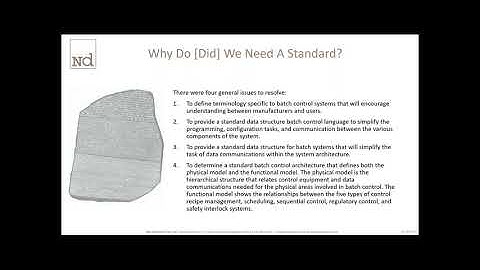 Simplifying the Batch Standard ISA S88 by Making Cookies 1
