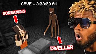 It haunts the caves at night… (Minecraft)