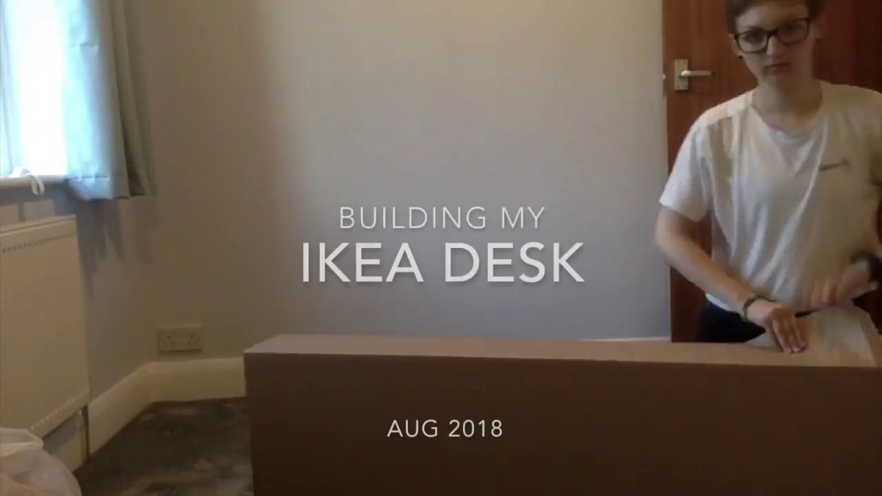 Building my Ikea Desk YouTube