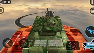 Impossible Army Tank Driving Simulator Tracks / Army Training Game / Android Gameplay Video screenshot 4