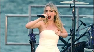 Mckenna Grace performing at Red, Hot & Boom