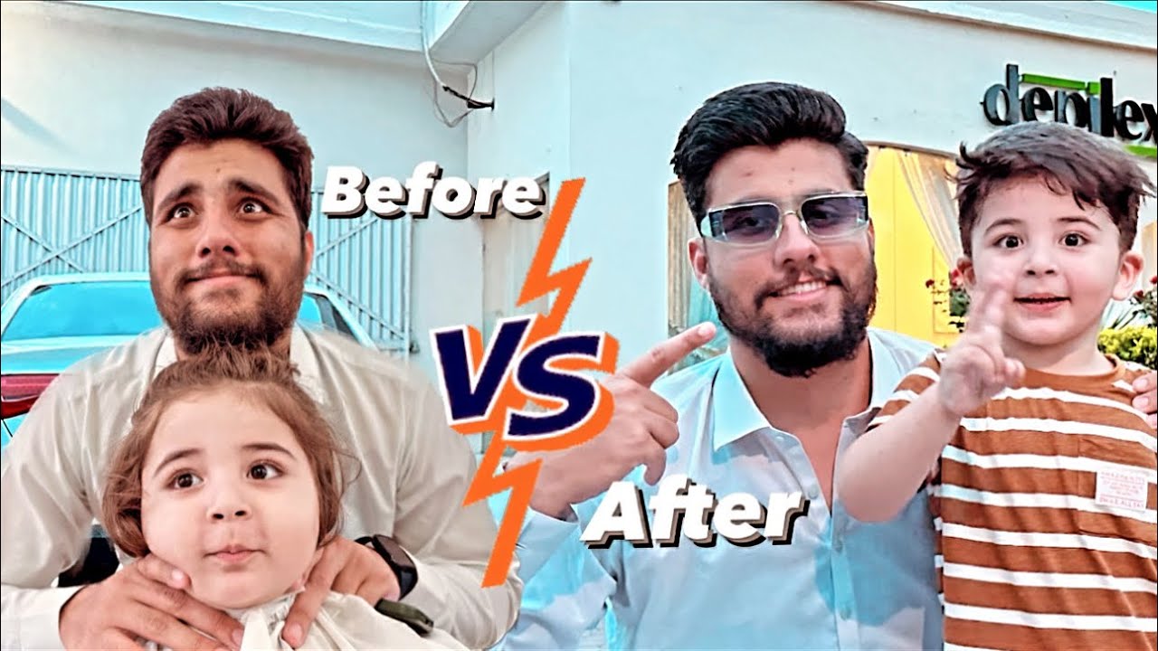 Mustafa’s Haircut Finally !! | Asim Kamal