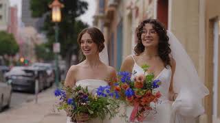 Lesbian Wedding CALIFORNIA | Two brides: CLARISSE & STEPH