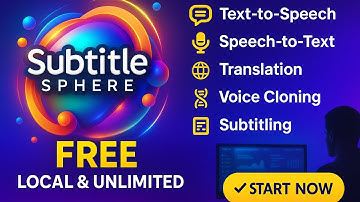 Free Desktop AI App for Voiceover, Transcription, Translation, Subtitling, Voice Cloning & More