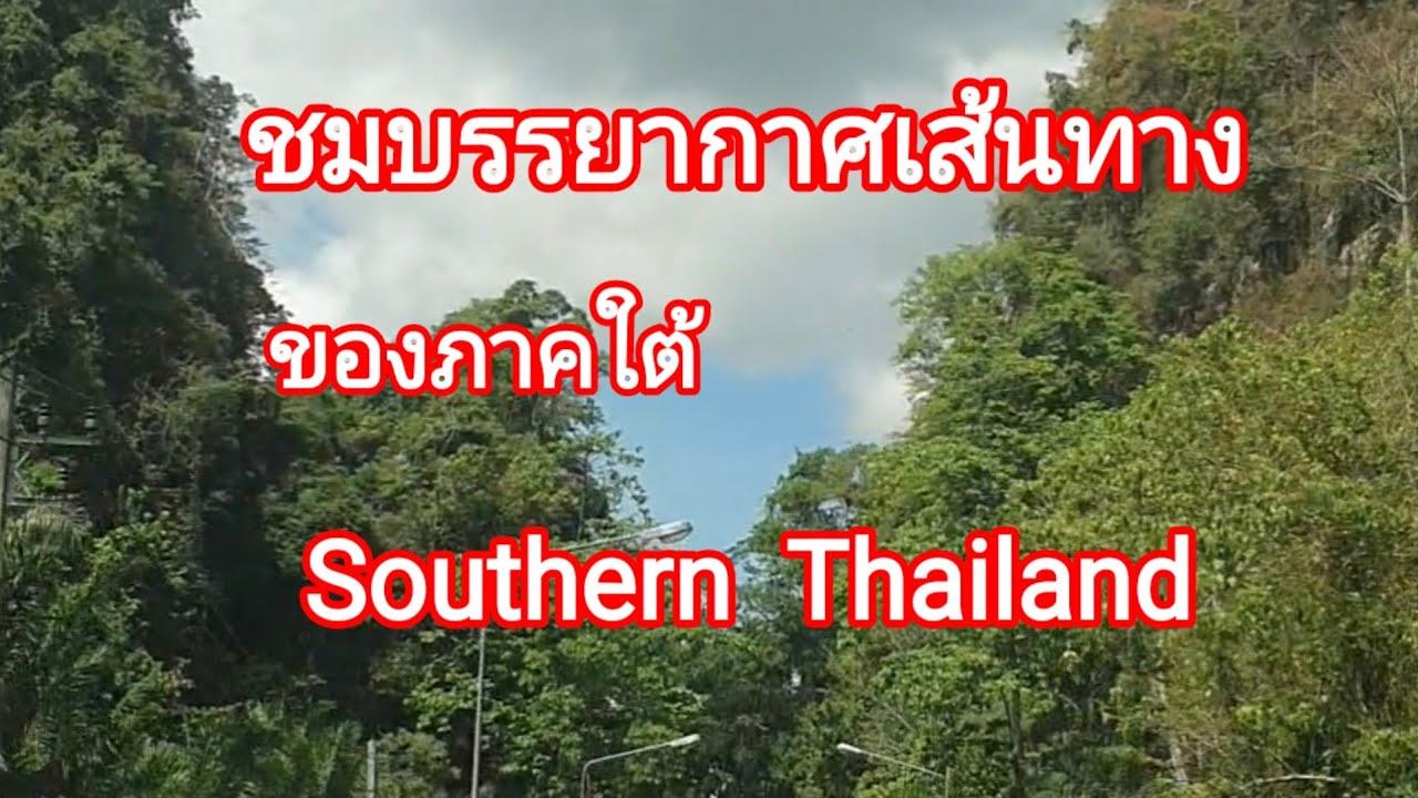 ชมบรรยากาศเส้นทางภาคใต้ Southern Thailand#ธรรมชาติสวยงามเสมอ #travel 6-3-26
