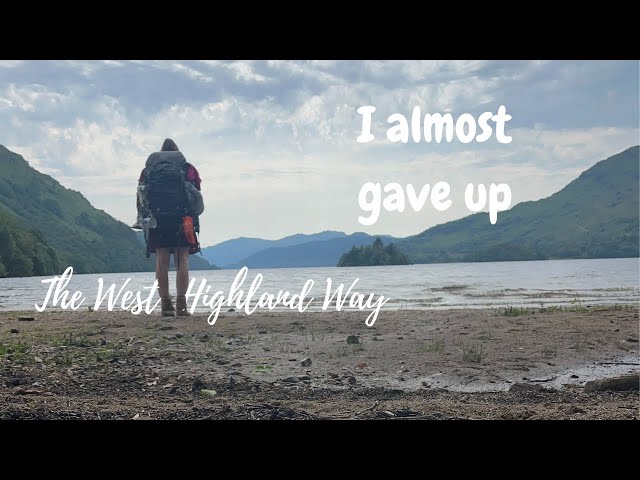Travel vlog - Story of West Highland Way | 96 miles long solo life-changing journey