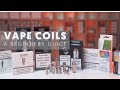 Vape coils explained how ohmage wicking  sub ohm coils work