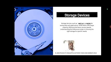 Computer components | K.Amuthan | Assistant Professor | SNS Institutions | lecture video